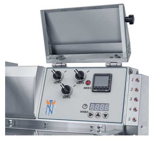 NTF20-1D  Dual deck conveyor fish roaster